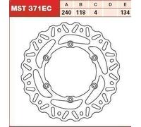 Trw Ec-cross-design Wave Suzuki Dr-z 400 Sm 2006 Rear Brake Disc Silver