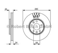BREMBO 09.A727.14 Brake disc