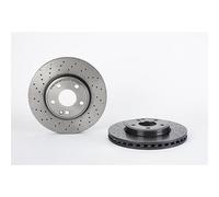 2x Brake disc perforated/vented 09.B436.51 BREMBO for MERCEDES-BENZ CLA Coupe