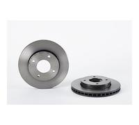 2x Brake disc internally vented 09.9991.11 BREMBO for SMART MITSUBISHI