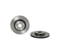 1X Brake disc BREMBO 9.D573.11 for TOYOTA YARIS (_P13_) 1.5 2017-2020
