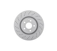 Bosch BD1307 Brake Disc - 335 mm Vented High-Carbon Disc - Front Axle - ECE-R90 Certified - Great Cooling and Noise Suppression, Advanced Corrosion protected - 1 Single Disc
