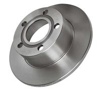 2x Brake Discs Pair Solid fits AUDI 100 C4 Rear 90 to 94 ABK 244.9mm Set Bosch