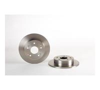 2x Brake disc solid 08.5803.30 BREMBO for HONDA CIVIC VII Hatchback