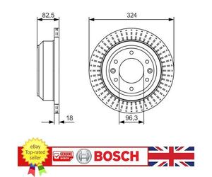 Brake Discs For Hyundai H-1 07- 584114H300 BOSCH 0986479U29