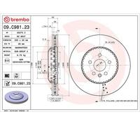 BREMBO 09.C981.23 Brake disc
