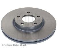 Blue Print Pair of Internally Vented Painted Brake Disc Rotor ADM54382 FRONT