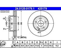 Front Brake Disc MB:S204,W204,C204,C 0004211912 A2044210012 2044210012