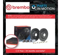 Brake Discs Pair + Pads Kit Front KT08014 Brembo Set 51712J9100 58101K4A10 New