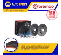 Brake Discs Pair + Pads Kit Front KT08032 Brembo Set Genuine Quality Guaranteed