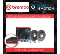 Brake Discs Pair + Pads Kit Front KT08033 Brembo Set Genuine Quality Guaranteed