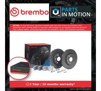 Brake Discs Pair + Pads Kit Front KT08036 Brembo Set Genuine Quality Guaranteed