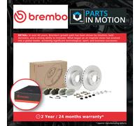 Brake Discs Pair + Pads Kit Front KT10026 Brembo Set 0044206720 0044208320 New
