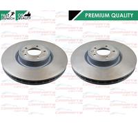 BRAKE DISCS PAIR VENTED FITS RANGE ROVER MK4 L405 5.0 2012 ON 380MM FRONT