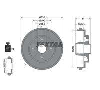 2x BRAKE DRUM 94049400 FOR SUZUKI M13A 1.3L Z13DT 1.2L M15A 1.5L 4cyl IGNIS II