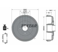 Brake drum 94049700 TEXTAR for DACIA RENAULT