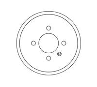 Brake drum DB4259 TRW for VW LUPO I