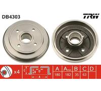 TRW DB4303 Brake drum