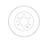 Brake drum DB4545 TRW for FORD MAZDA