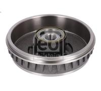 Febi Brake Drum Assembly Rear Right fits Dacia Dokker 2012-2021 1.2 1.3 1.5 1.6