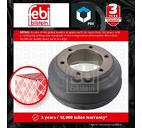Brake Drum fits FORD TRANSIT TDCi 2.4D Rear 00 to 06 280mm 4041430 YC1W1126EC