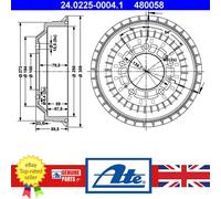 Brake Drum For Lada NIVA 76-15 2121-3502070