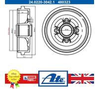 ATE 24.0220-3042.1 Brake drum