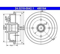 Brake Drum For Suzuki SWIFT 89-05 43511-62B00