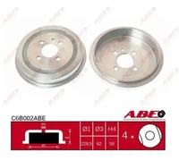Brake drum Rear Axle C6B002ABE ABE for BMW 3 3 Convertible