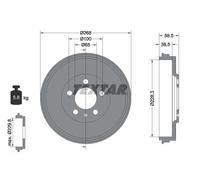 TEXTAR 94046000 Brake drum
