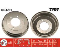 TRW DB4281 Brake drum