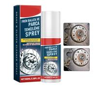 Brake Dust Cleaner - 100ml Safe Degreaser Spray for Iron Rim & Rotor Detailing, Powerful Cleaning with Fast-Acting Formula, Car Grease Remover for Wheel Hubs, Auto Detailing, 5 Inch