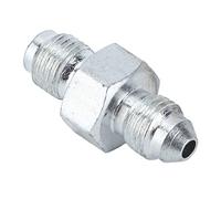 Brake Fitting Adapter HAF01-3AN Male to 3/8-24 Inverted Flare, Tight Sealing Metal Brake Line Adapter Fittings, Suitable for 3/16in Brake Line