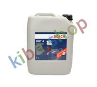 BRAKE FLUID DOT4 5L [DRY 265°C WET 165°C VISCOSITY 1800MM²/SEC]