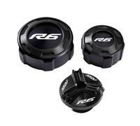 Brake Fluid Protective Cover For YZFR6 YZF-R6 YZF R6 2010-2023 R 6 Accessories Front And Rear Brake Fluid Oil Tank Cover Liquid Storage