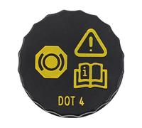 Brake Fluid Reservoir Cap | Dust Cover Double-Layer Protection For Brake Master Cylinder | Suitable For Most Brakes Tanks On The Market, Motorcycle, Automotive, And Adventure Vehicles (2.01 X 0.59in)