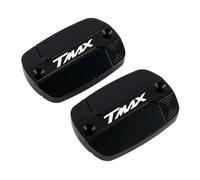 Brake Fluid Reservoir Cover Motorcycle Accessories Aluminum Front Brake Fluid Reservoir Cap Cover Fuel Cap Pump Cover For TMAX530 560 SX DX