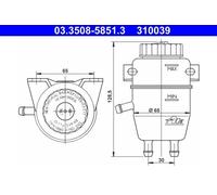 ATE 03.3508-5851.3 Expansion Tank, brake fluid