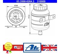 Brake Fluid Reservoir For Mercedes T2 L 72-82 418646M1