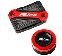 Brake Fluid Tank Cap For YA&MAHA YZF R125 YZFR125 2008-2023 Motorcycle CNC Cylinder Cover Front Rear Brake Fluid Reservoir Cap Oil Filler Cap