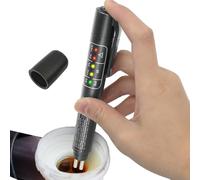 Brake Fluid Tester Pen - Digital Brake Oil & Liquid Testing Tool | 5 LED Indicator For Safety Check, Portable Automotive Diagnostic Pen For Cars, Motorcycles & Vehicles