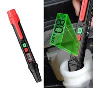 Brake Fluid Tester Pen, Waterproof ABS Shell with LCD Display, Audible & Visual Alarm for DOT3/DOT4/DOT5.1 Brake Oil, Includes 1.5V AAA Battery Clip (Not Include Batteries)