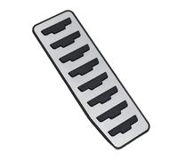 Brake Foot Pedal Pads For Jaguar For E-Pace 2012 2013 2014 2015 2016 2017-2024 Stainless Steel Foot Rest Dead Pedal Pad Cover Trim