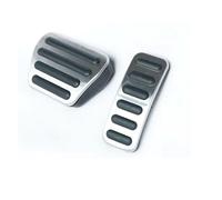 Brake Foot Pedals Car Accelerator Brake Pedals Cover Direct Install Non-Slip Foot Mat For Land For Rover For Range For L405 2013~2021 (AT 2pcs Silver)