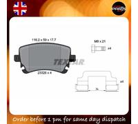 BRAKE FOR BENTLEY CONTINENTAL FLYING SPUR TEXTAR PADS REAR