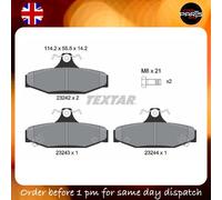 BRAKE FOR CHEVROLET CAMARO 5.7 1992-1995 TEXTAR PADS REAR