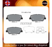 BRAKE FOR HYUNDAI GENESIS GRAND SANTA FÉ FE TEXTAR PADS REAR