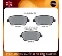 BRAKE FOR NISSAN MICRA NOTE VERSA TEXTAR PADS FRONT