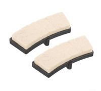 Brake For Pads for Indoor Spin Cycles with Spring-Driven Mechanism and Wool Sheet Side Resistance Layer