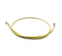 Brake Handle 28°-28° Universal Motorcycle Oil Hose Line Braided Steel Hydraulic Reinforce Brake Cable Clutch Pipe 400 to 1500mm Brake Grips(500mm)